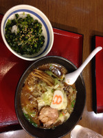 「野菜こく旨らーめん 菜めし」@8番らーめん 鯖江東店の写真