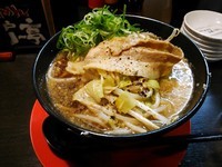 「ド根性の醤油¥680+麺男盛¥100」@神戸ちぇりー亭 三田176号線店の写真