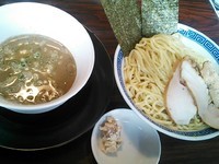 「【限定】煮干つけ麺(小) ￥850」@らーめん伏竜 本店の写真