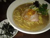 「【限定】肝トロ煮干ラーメン \880」@ラーメン愉悦処 似星の写真