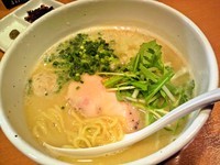 「鶏SOBA　塩」@らーめん 銀杏 亀有店の写真