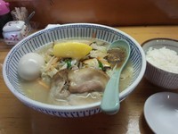 「塩野菜（味玉）800円」@福輪家の写真