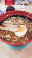 「魚介豚骨ラーメン」@無添 くら寿司 あびこショッピングプラザ店の写真