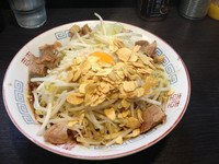 「まぜそば中¥750」@ダントツラーメン 岡山一番店の写真