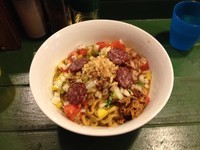 「限定 アジトのピザソバ」@インフィニの写真