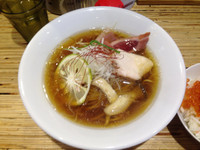 「おもてなっし〜純鴨出汁そば 800円」@NOODLE STOCK 鶴おかの写真