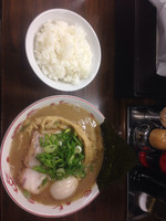 「らぁ麺 ライス から辛」@麺屋庄太 津久井浜店の写真