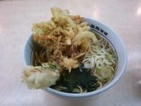 「竹輪そば+かき揚げ」@名代 箱根そば 秋葉原店の写真
