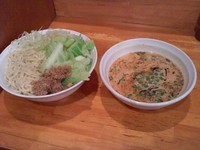 「坦々つけ麺、特盛」@ラーメン 麺処 なるとの写真