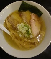 「らーめん塩650円＋チャーシュー２枚200円」@麺堂 稲葉の写真