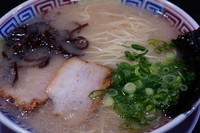 「Ｂセット（ラーメン＋明太子ご飯）＋替え玉」@博多ラーメン よねちゃんの写真