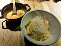 「もつカレーつけめん（1.5玉）」@和醸良麺 すがりの写真