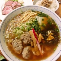 「煮干し香る牡蠣醤油拉麺Ｂ(1200円)」@MENYA 食い味の道有楽の写真