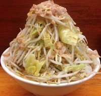 「小ぶた増し（750円）ヤサイアブラニンニク」@ラーメン二郎 立川店の写真