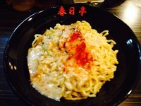 「鳥豚油そば」@油そば 春日亭 渋谷店の写真