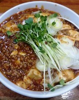 「冷やしマーボー麺（少し辛め注文）700円」@えるびすの写真