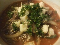 「【限定】 奏龍トマト味噌拉麺 和牛仕立てver」@拉麺酒房 熊人の写真