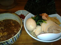 「【正月限定】特製つけ麺　￥９８０」@麺屋 蕃茄の写真