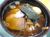 「佐野ラーメン煮玉子入り￥700」@東北自動車道 佐野SA 上りスナックコーナーの写真