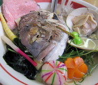 「Ｊｕｎ和風ＫＡＢＵＴＯ 大蛤入り（潮仕立て） 1,500円」@MENYA 食い味の道有楽の写真