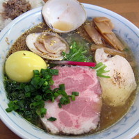 「丸地鶏黄金 正月Ver. 大蛤入り 1,300円」@MENYA 食い味の道有楽の写真