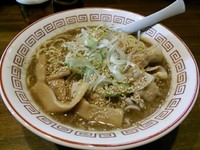 「【ラキア限定】煮干し中華そば750円＋ビールetc」@ラーメンアキラの写真