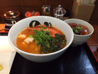 「海老塩ラーメン 700円」@のぶの写真