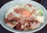 「あえそば（麺少なめ）」@麺や あかつきの写真