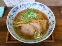 「エビ香油塩らーめん：900円」@塩らーめんあいうえおの写真