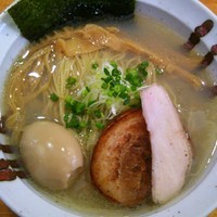 「【限定】 蛤出汁そば（塩） ７５０円＋蛤茶漬け１００円」@麺屋 むじゃきの写真