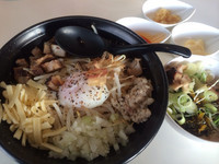 「まぜそば ➕ ランチ飯」@らーめん・つけめん 満帆 太田本店の写真