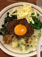 「まぜそば＋チーズトッピング」@麺 酒 やまのの写真