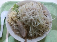 「ラーメン並　ヤサイニンニクアブラ　720円」@ジャンクガレッジ イオンレイクタウンmori店の写真