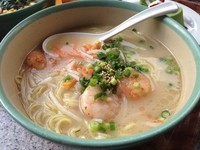 「海老入り白湯麺（塩）」@China Voyagerの写真