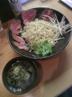 「チャーギュウつけ麺９８０円」@ラーメン 道玄の写真