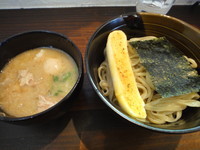 「【年始限定】特製濃厚鶏塩つけそば改-KAI-・白」@喜多方ラーメンcafeざくろの写真