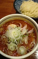 「【限定】つけそば海老醤油800円」@麺 一直の写真