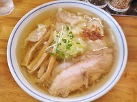 「塩わんたんめん(850円)」@支那そば 福々亭の写真