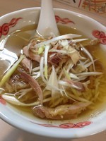 「どたはち伝説中華そば 850yen＋ヤキメシ 380yen」@めん処 土田八の写真