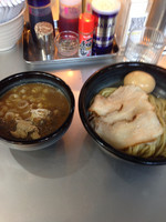 「特製濃厚魚介つけ麺 950円」@豚骨一燈の写真