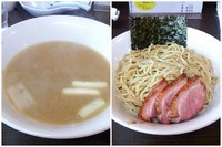「鴨つけめん(らの道達成者限定MENU)　@850円」@ラーメン木曜日の写真
