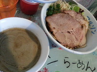 「つけ麺（大）￥600＋丸孫チャーシュー￥200＋etc」@ハイデン.コッコFACTORYサマンサ・タマサの写真