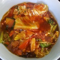 「スタミナ並（温） ７５０円」@スタミナラーメン吟月の写真