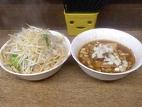「大豚つけ麺、たまトッピング、野菜増し」@蓮爾 さんこま店の写真