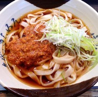 「マーラーマーボきしめん（￥600）」@名代きしめん 住よし JR名古屋駅・新幹線下りホーム店の写真