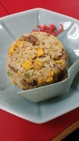 「半チャーハン」@ラーメン山岡家 笛吹店の写真