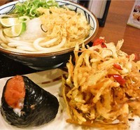 「日替わりセット（550円）」@丸亀製麺 北上店の写真