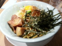 「汁なし野郎（３００円オープン価格）極太ストレート」@野郎ラーメン 大森店の写真