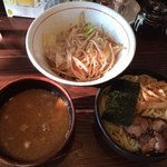「【野菜つけ麺　９３０円】」@つけ麺 晴れる屋の写真