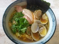 「特製蛤そば（味玉無し） ￥900」@中華そば 四つ葉の写真